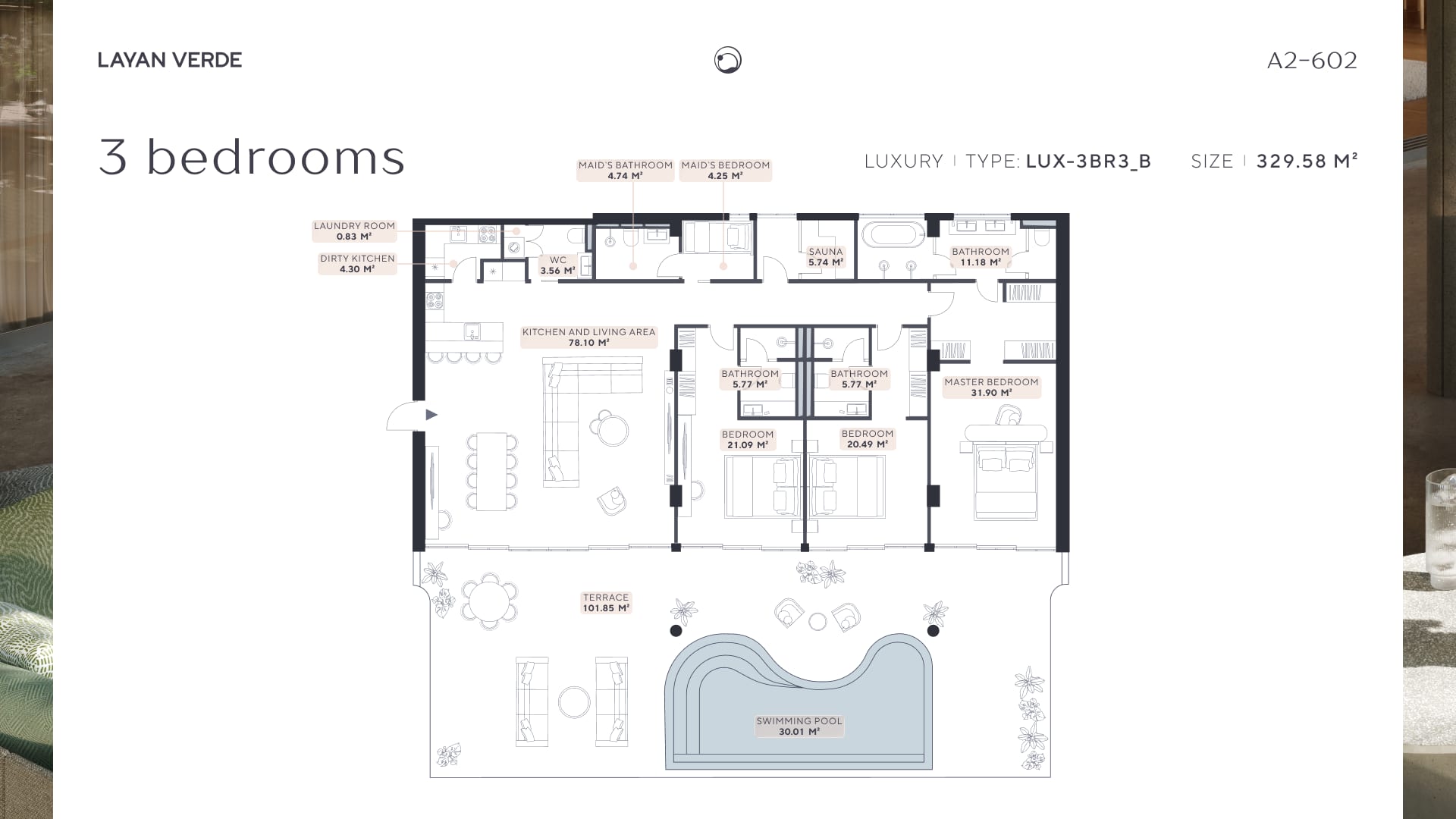 3 BR