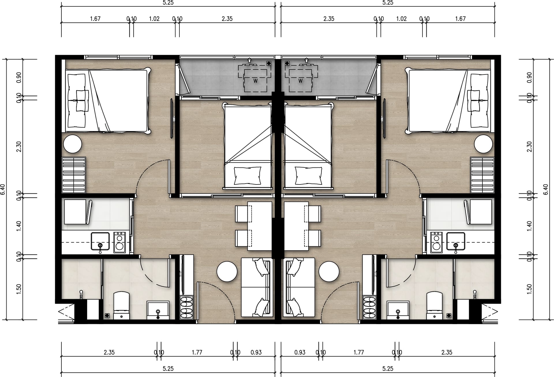 1 BR