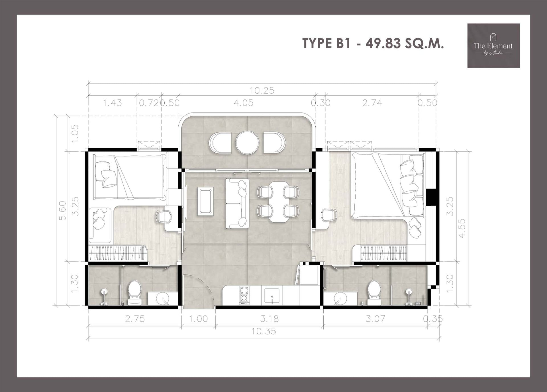 2 BR